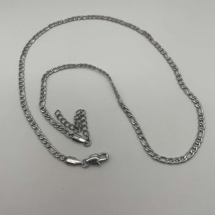 3mm x 20 inch Figaro Chain - Silver